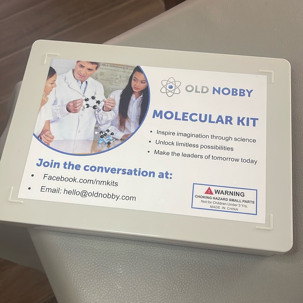 Old Nobby Brand New 240 pc Chemistry STEM Science 3D Molecular Model Kit